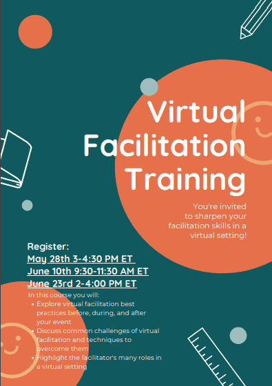 New Virtual Facilitation Training Dates Added!